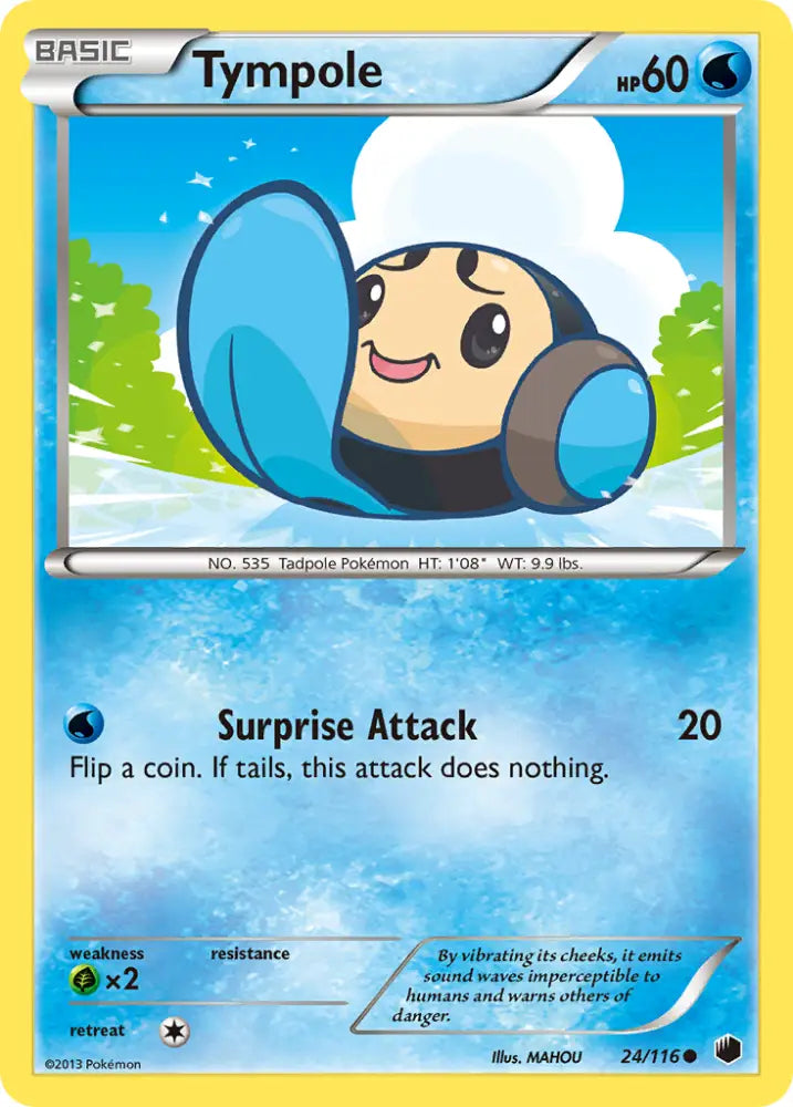 Tympole (24/116) [Black & White: Plasma Freeze] - Pokemon Single