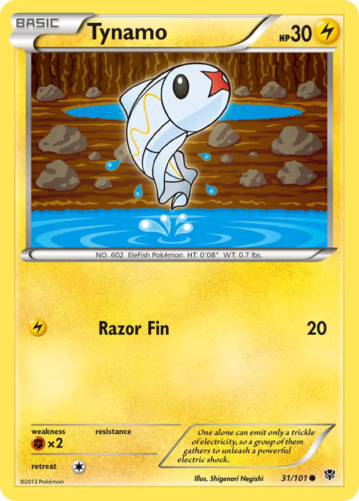 Tynamo (31/101) [Black & White: Plasma Blast] - Pokemon Single