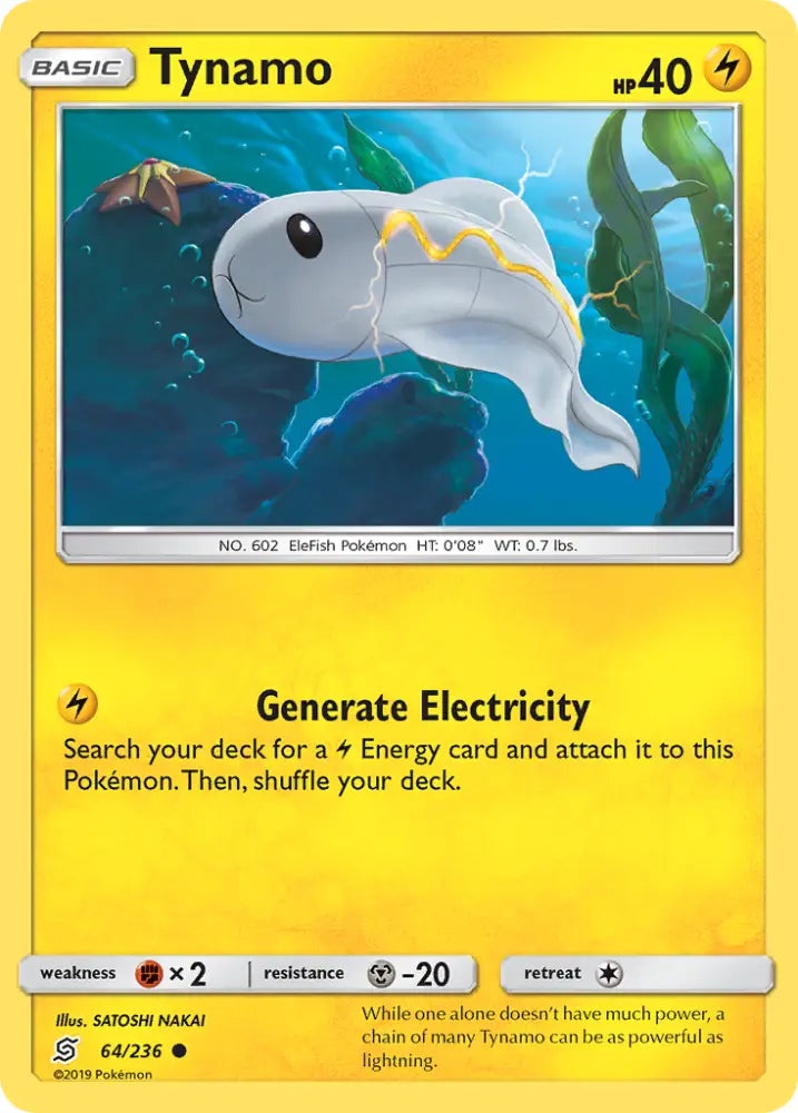 Tynamo (64/236) [Sun & Moon: Unified Minds] - Pokemon Single