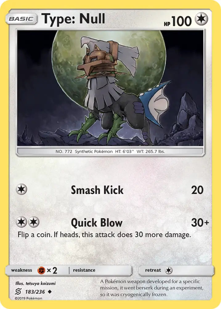 Type: Null (183/236) [Sun & Moon: Unified Minds] - Pokemon Single