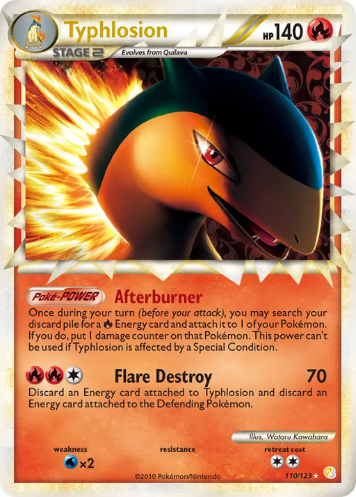 Typhlosion (110/123) [HeartGold & SoulSilver: Base Set] - Pokemon Single