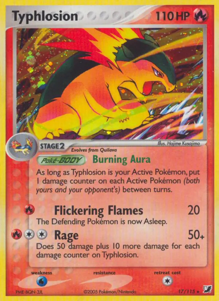 Typhlosion (17/115) [EX: Unseen Forces] - Pokemon Single