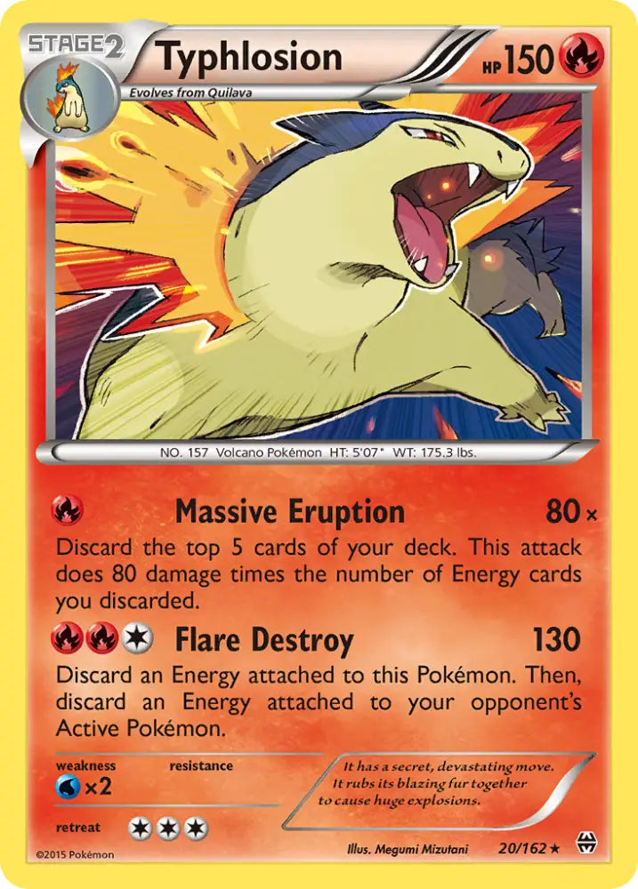 Typhlosion (20/162) [XY: BREAKthrough] - Pokemon Single