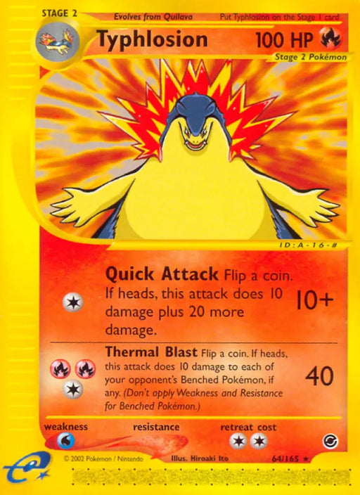 Typhlosion (64/165) [Expedition: Base Set] - Pokemon Single