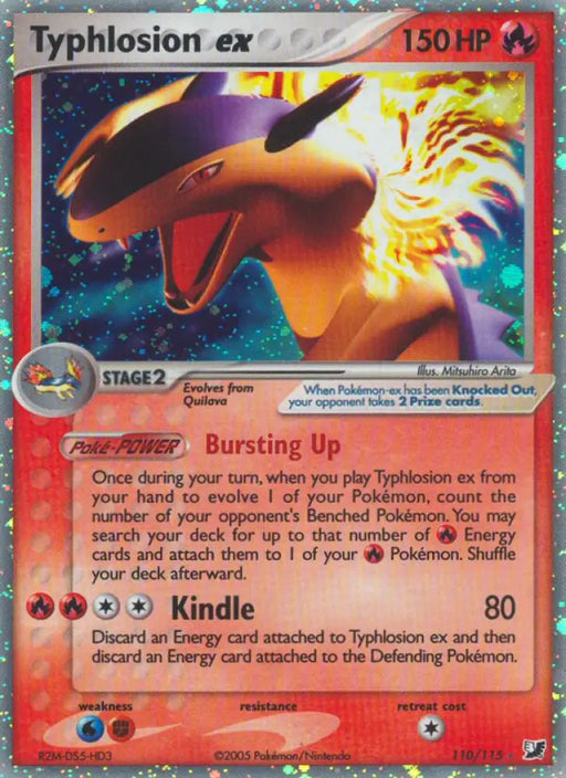 Typhlosion ex (110/115) [EX: Unseen Forces] - Pokemon Single