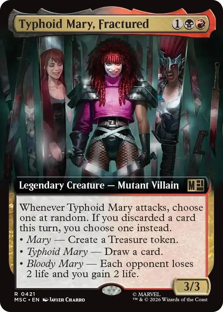 Typhoid Mary, Fractured (Extended Art) (421) [Marvel Super Heroes Commander]