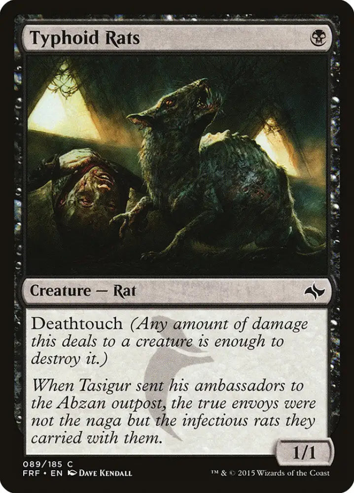 Typhoid Rats [Fate Reforged] - MTG Single