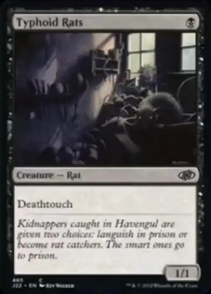Typhoid Rats [Jumpstart 2022] - MTG Single
