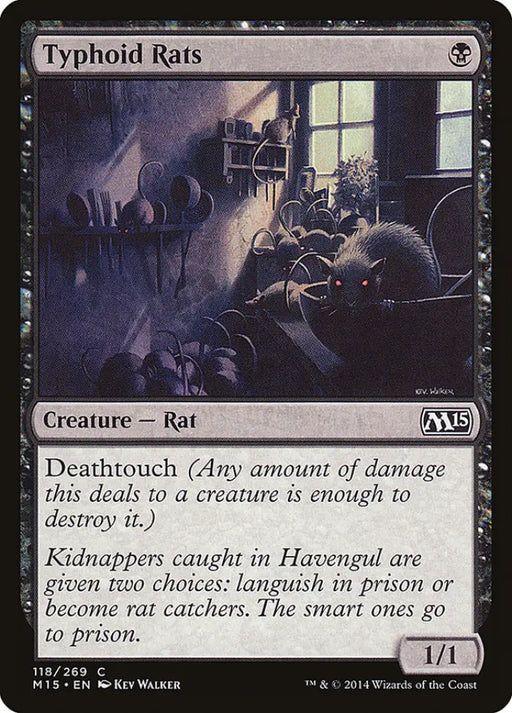 Typhoid Rats [Magic 2015] - MTG Single