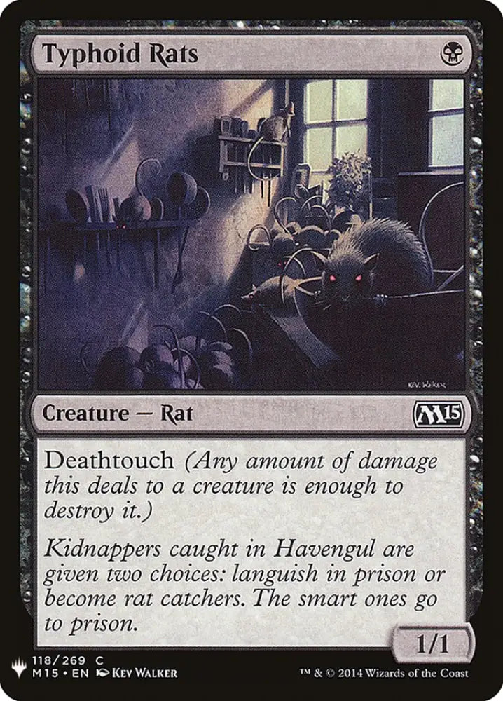 Typhoid Rats [Mystery Booster] - MTG Single