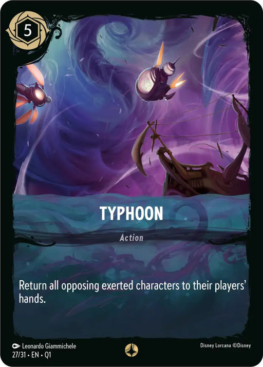 Typhoon (27/31) [Illumineer’s Quest: Deep Trouble] - Lorcana Single