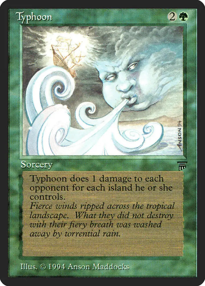 Typhoon [Legends] - MTG Single