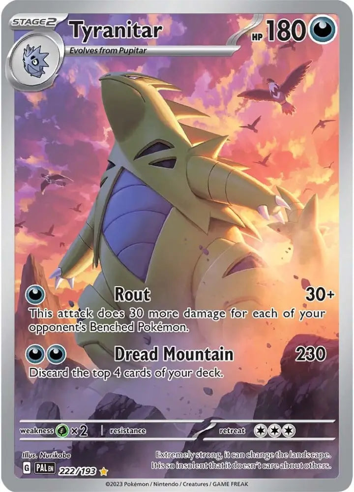 Tyranitar (222/193) [Scarlet & Violet: Paldea Evolved] - Pokemon Single