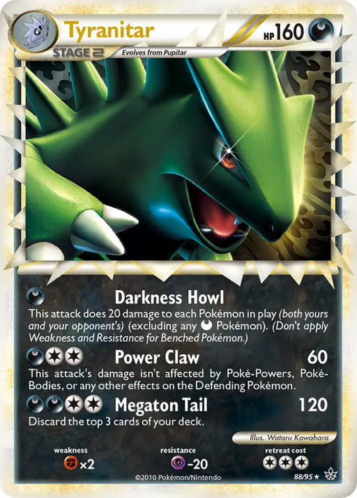 Tyranitar (88/95) [HeartGold & SoulSilver: Unleashed] - Pokemon Single