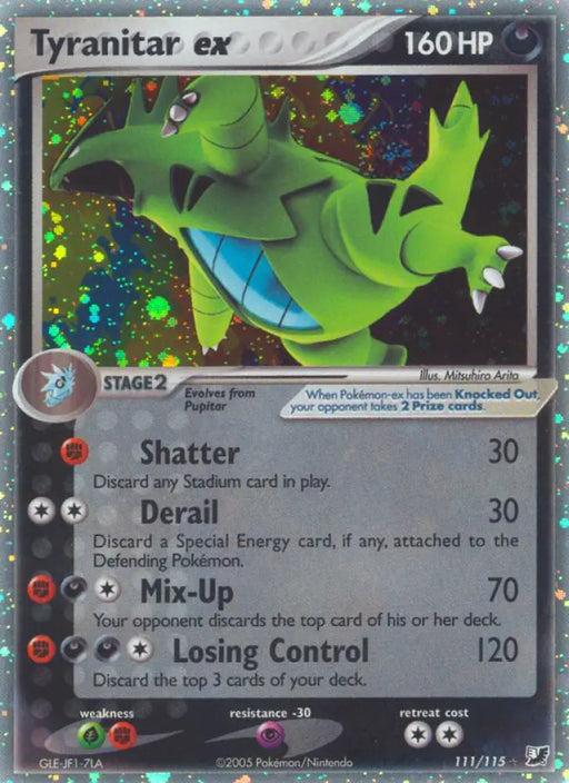 Tyranitar ex (111/115) [EX: Unseen Forces] - Pokemon Single