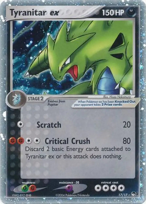 Tyranitar ex (17/17) (Holo) [POP Series 1] - Pokemon Single
