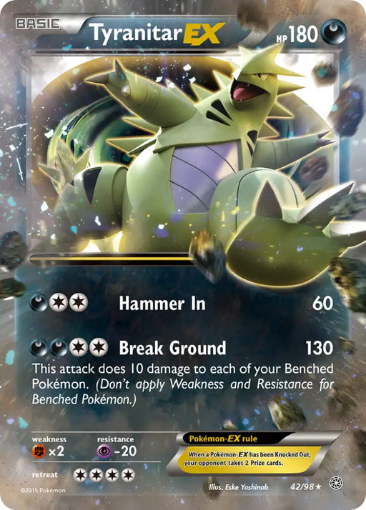 Tyranitar EX (42/98) [XY: Ancient Origins] - Pokemon Single