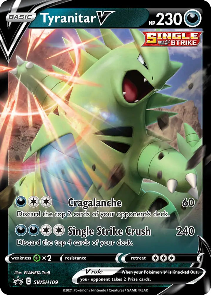 Tyranitar V (SWSH109) [Sword & Shield: Black Star Promos] - Pokemon Single