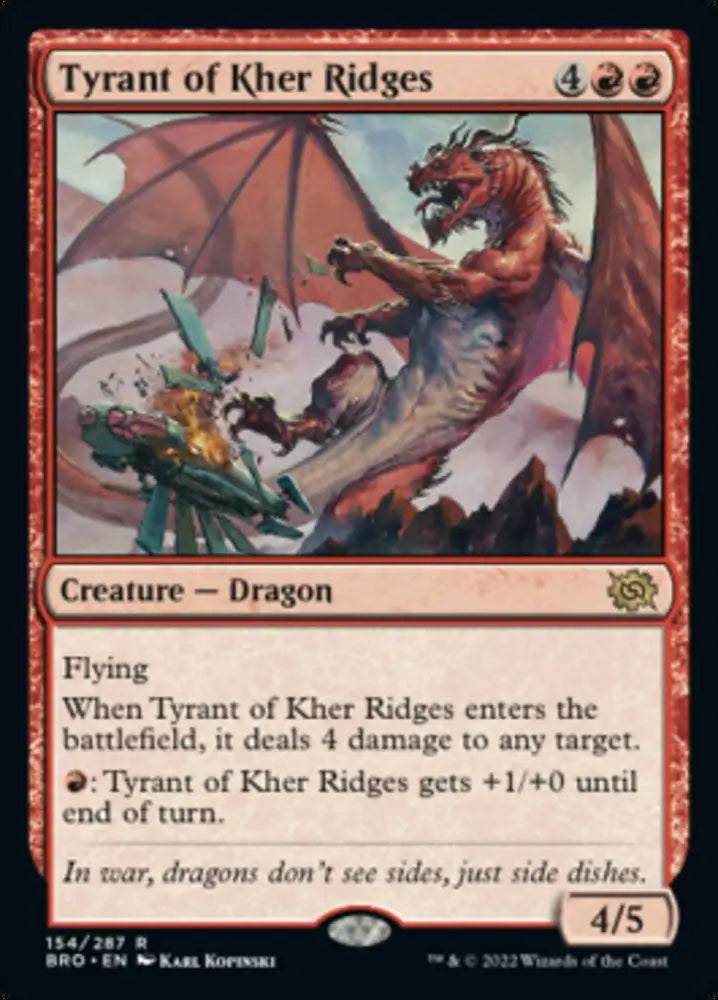 Tyrant of Kher Ridges [The Brothers’ War] - MTG Single
