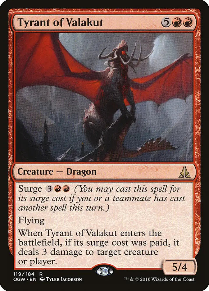 Tyrant of Valakut [Oath of the Gatewatch] - MTG Single