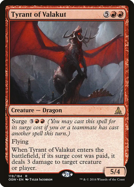 Tyrant of Valakut [Oath of the Gatewatch] - MTG Single