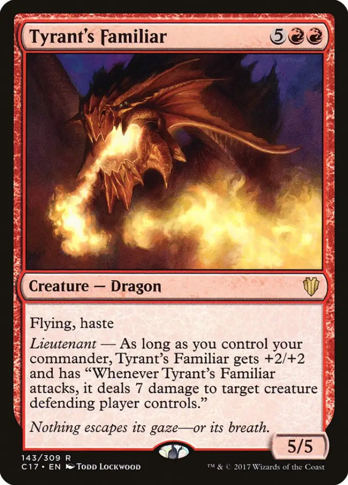 Tyrant’s Familiar [Commander 2017] - MTG Single
