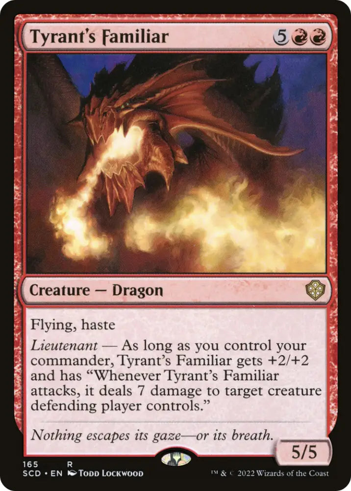 Tyrant’s Familiar [Starter Commander Decks] - MTG Single