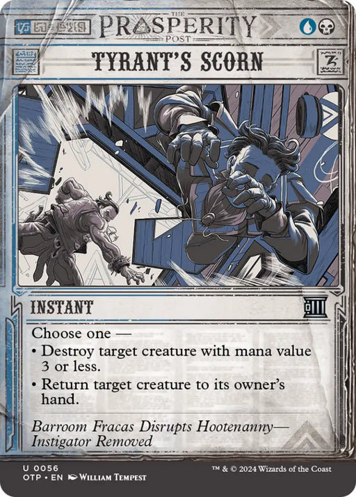 Tyrant’s Scorn [Outlaws of Thunder Junction: Breaking News] - MTG Single