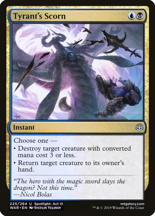 Tyrant’s Scorn [War of the Spark] - MTG Single