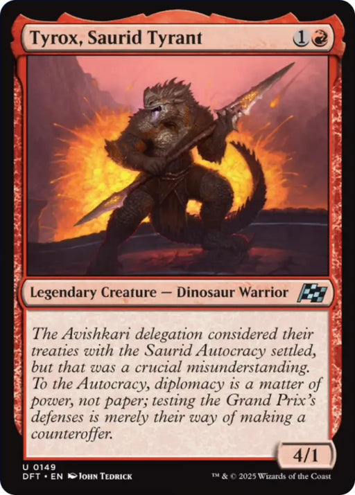 Tyrox Saurid Tyrant [Aetherdrift] - MTG Single