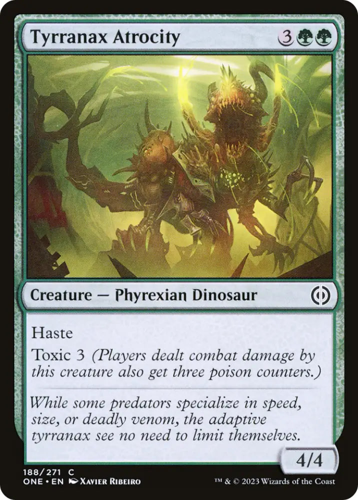 Tyrranax Atrocity [Phyrexia: All Will Be One] - MTG Single