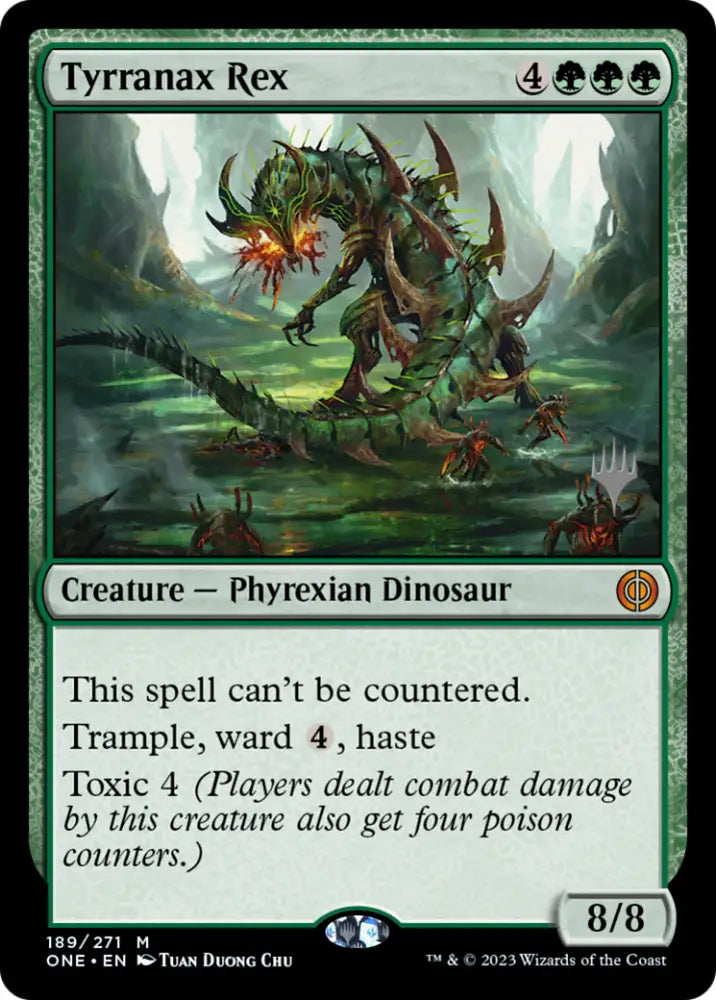 Tyrranax Rex (Promo Pack) [Phyrexia: All Will Be One Promos] - MTG Single
