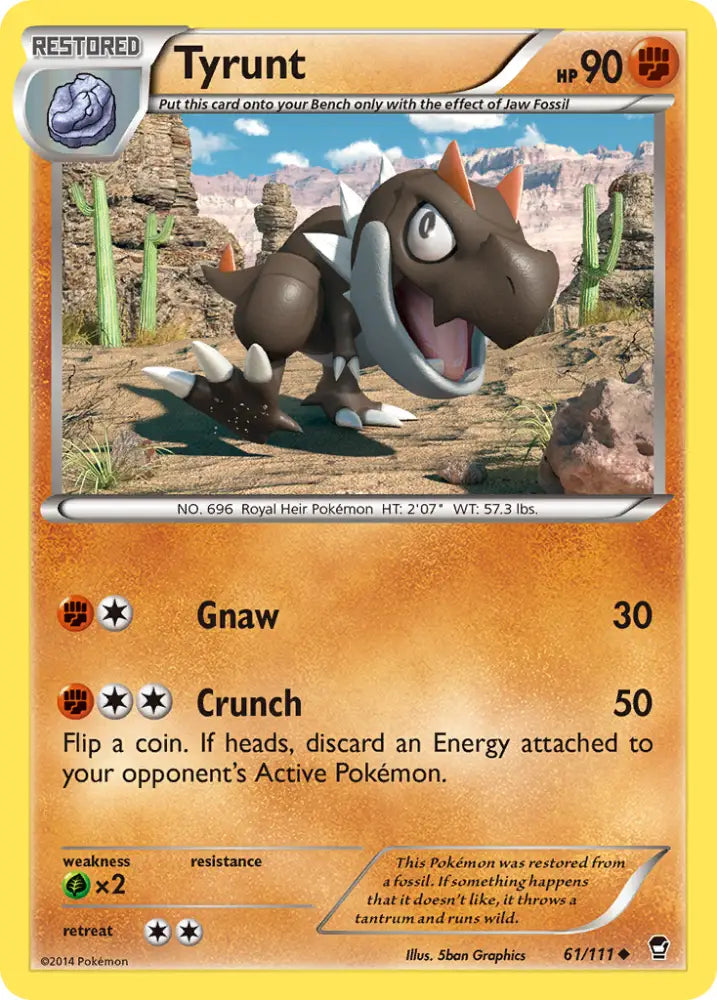 Tyrunt (61/111) [XY: Furious Fists] - Pokemon Single