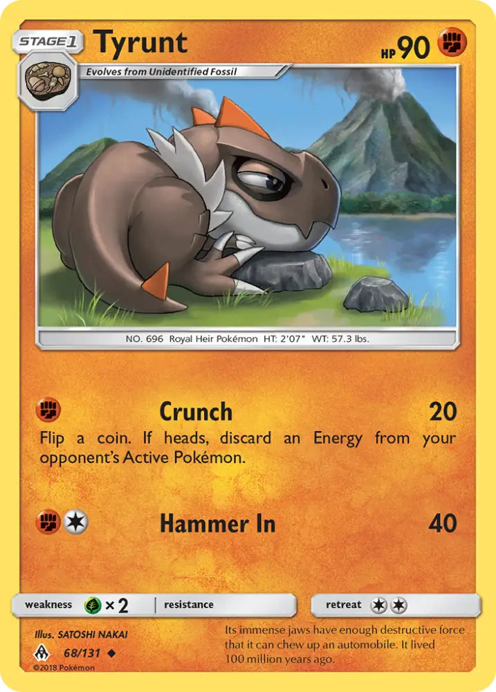 Tyrunt (68/131) [Sun & Moon: Forbidden Light] - Pokemon Single