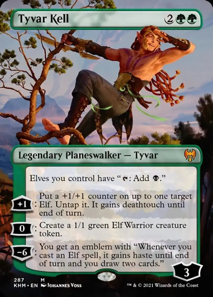 Tyvar Kell (Borderless) [Kaldheim] - MTG Single