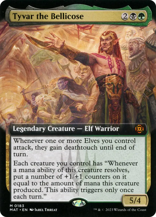 Tyvar the Bellicose (Extended Art) [March of the Machine: The Aftermath] - MTG Single