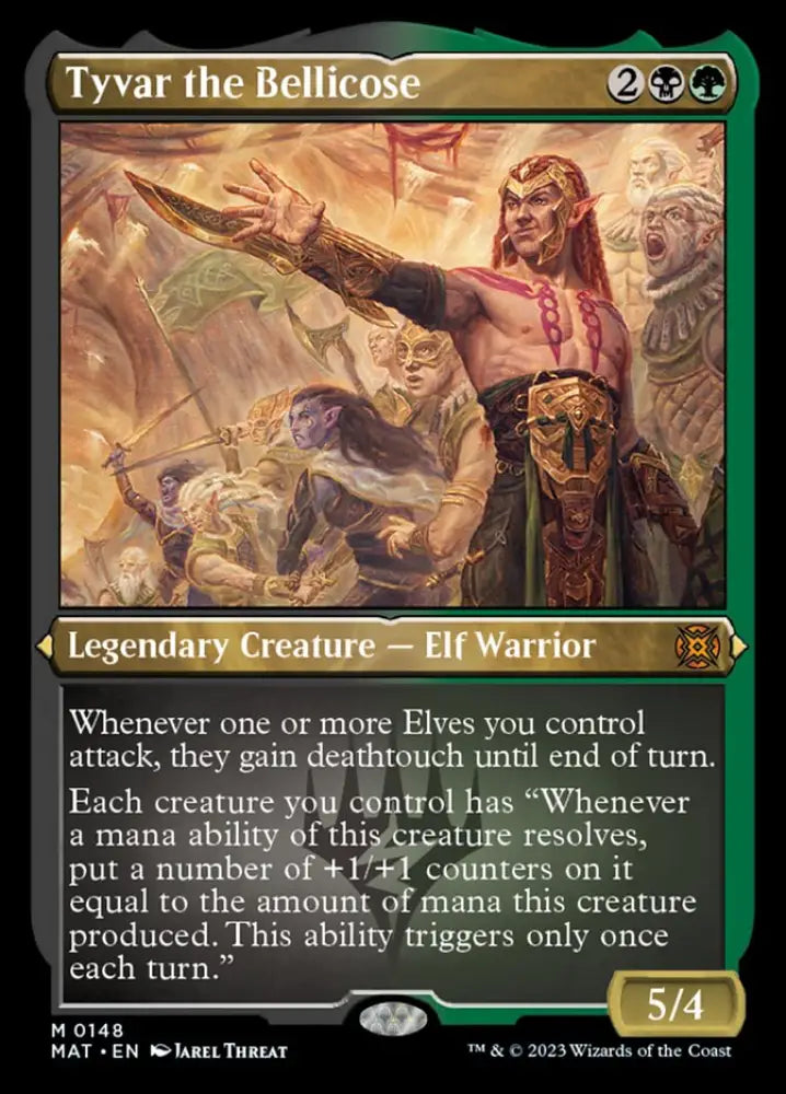 Tyvar the Bellicose (Foil Etched) [March of the Machine: The Aftermath] - MTG Single