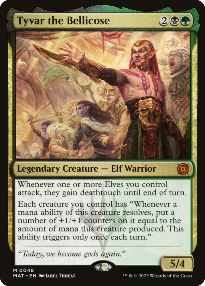 Tyvar the Bellicose [March of the Machine: The Aftermath] - MTG Single