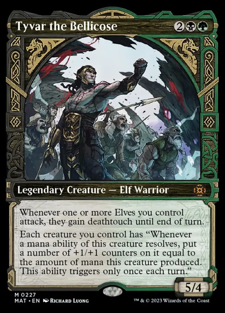 Tyvar the Bellicose (Showcase Halo Foil) [March of the Machine: The Aftermath] - MTG Single