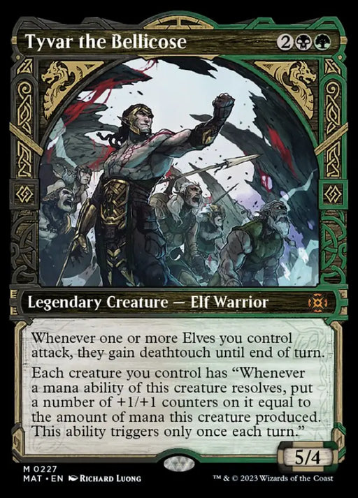 Tyvar the Bellicose (Showcase Halo Foil) [March of the Machine: The Aftermath] - MTG Single