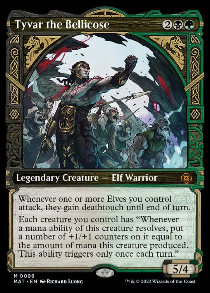 Tyvar the Bellicose (Showcase) [March of the Machine: The Aftermath] - MTG Single