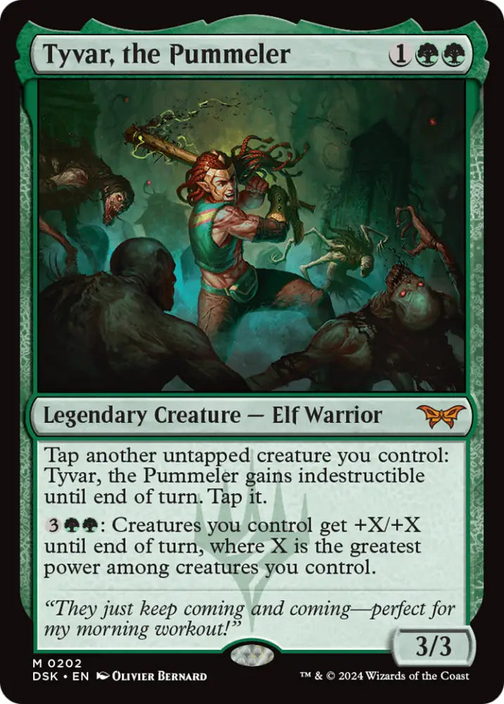 Tyvar the Pummeler [Duskmourn: House of Horror] - MTG Single