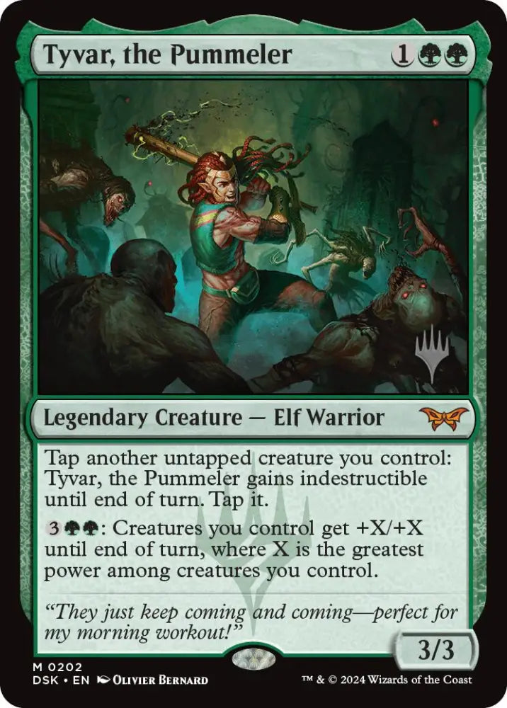 Tyvar the Pummeler (Promo Pack) [Duskmourn: House of Horror Promos] - MTG Single