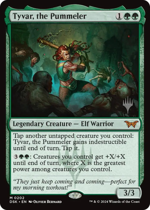 Tyvar the Pummeler (Promo Pack) [Duskmourn: House of Horror Promos] - MTG Single