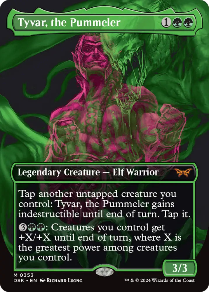 Tyvar the Pummeler (Showcase) [Duskmourn: House of Horror] - MTG Single