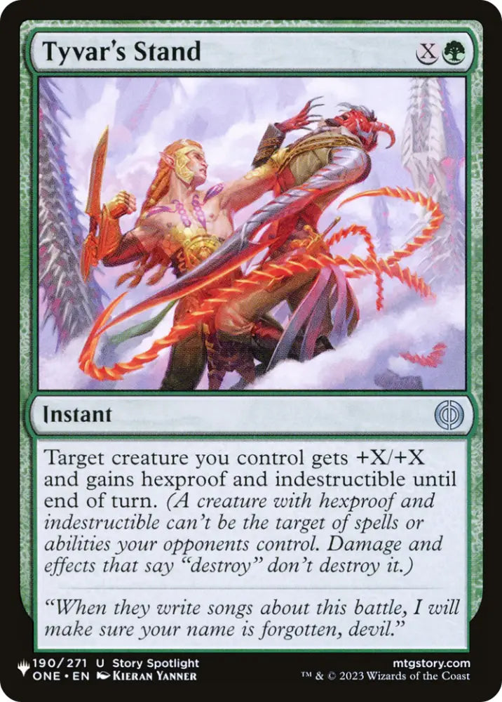 Tyvar’s Stand [The List] - MTG Single
