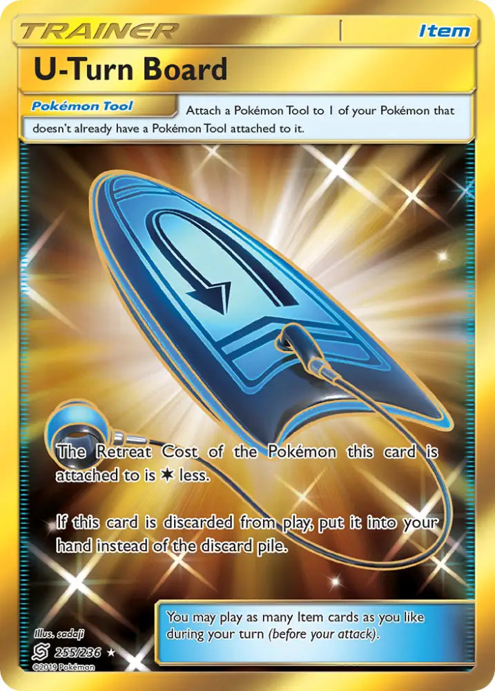 U-Turn Board (255/236) [Sun & Moon: Unified Minds] - Pokemon Single