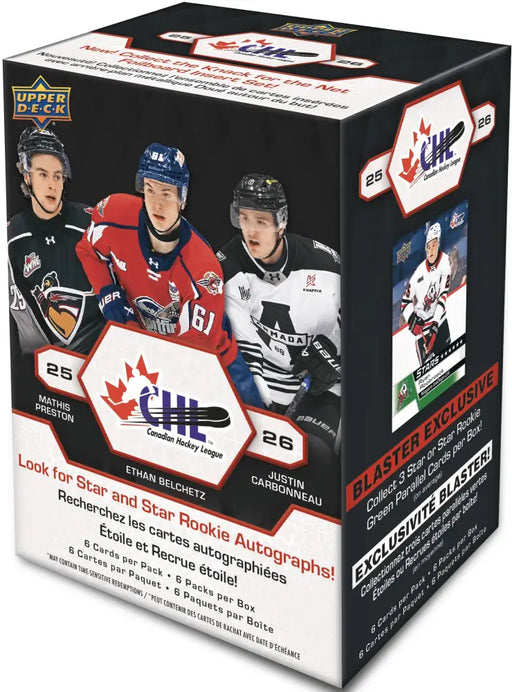 UD CHL Hockey 25/26 Blaster - Upper Deck Hockey