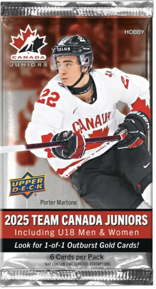 UD Team Canada Juniors Hockey 2025 - Upper Deck Hockey