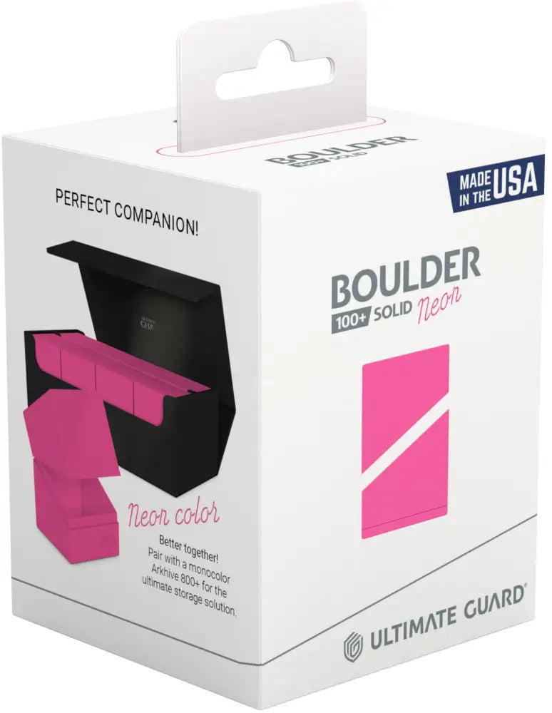 UG Deck Case Boulder 100+ Neon Pink - Accessoire